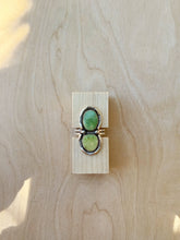 Load image into Gallery viewer, SZ // 10 Double Stone Turquoise Ring
